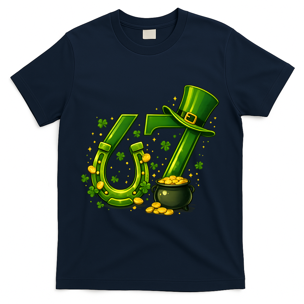 Six Seven 67 St Patricks Day Funny Saint Paddy's 6-7 T-Shirt product image 3
