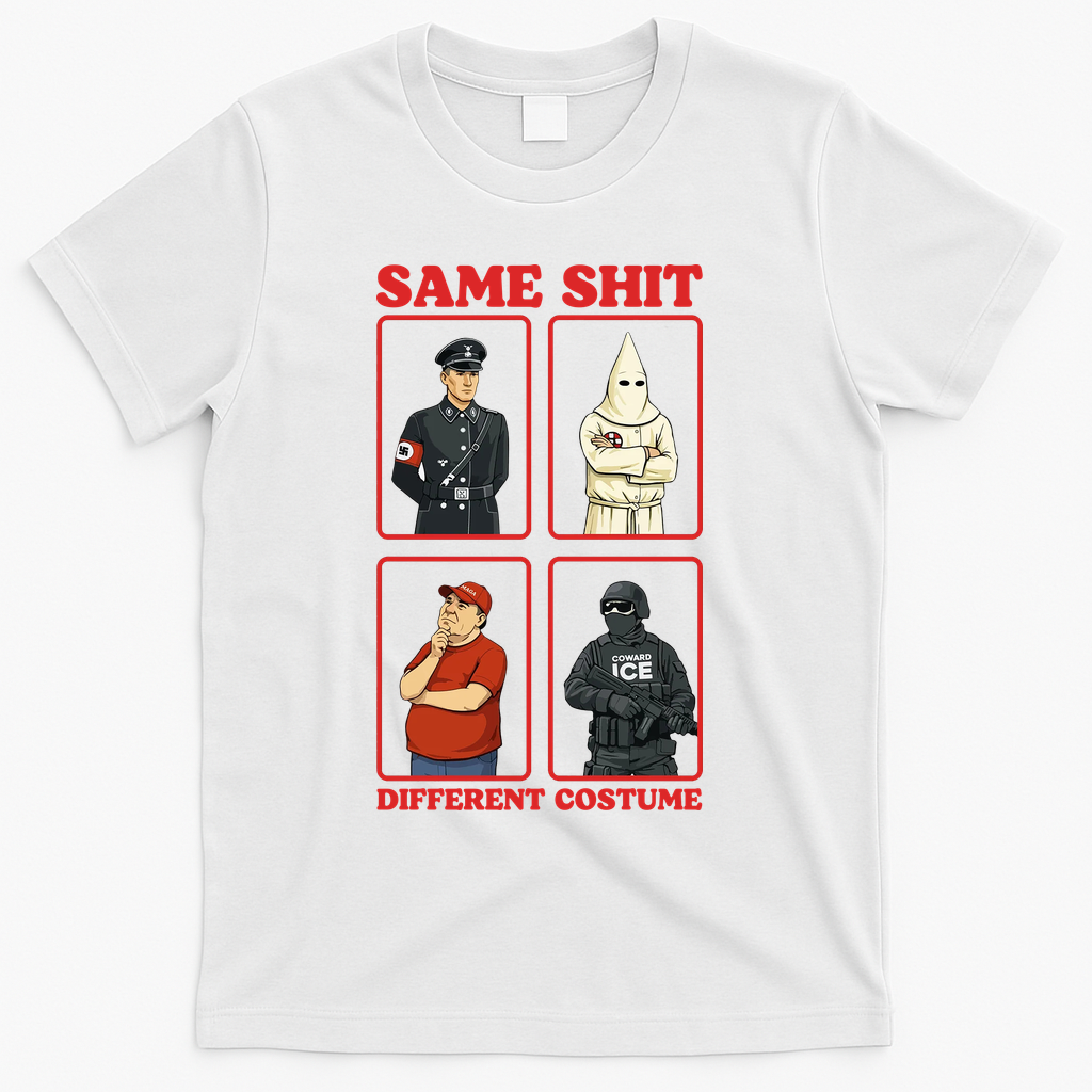 Same Shit Different Costume Funny Political Politics T-Shirt product image 1