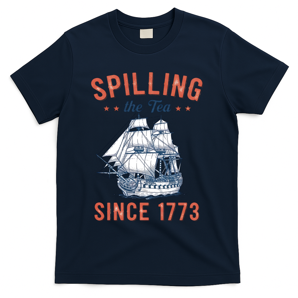 Spilling The Tea Since 1773 T-Shirt product image 3