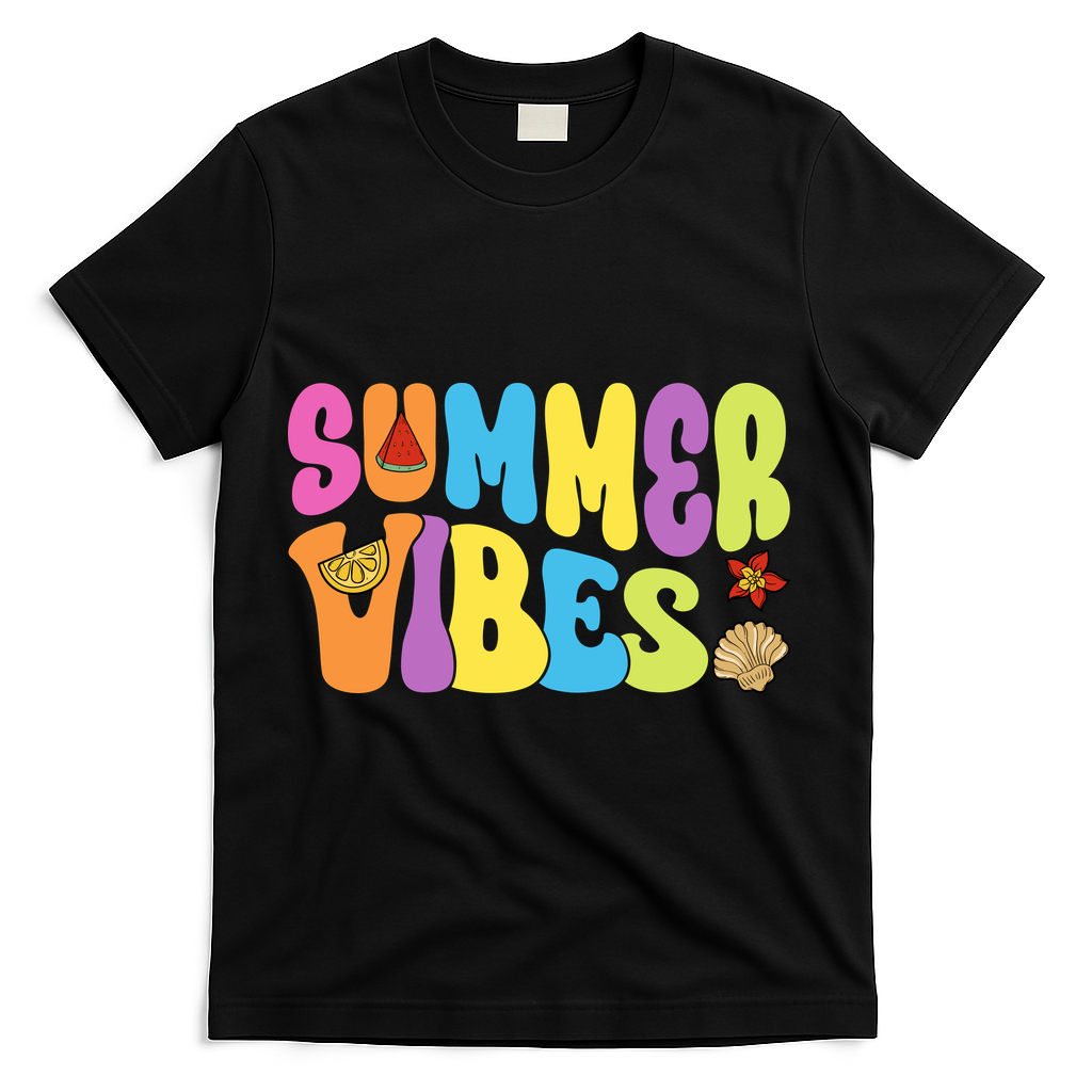 Summer Vibes Beach Life Vacation T-Shirt product image 2