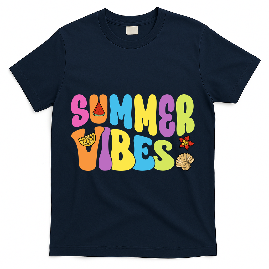 Summer Vibes Beach Life Vacation T-Shirt product image 3