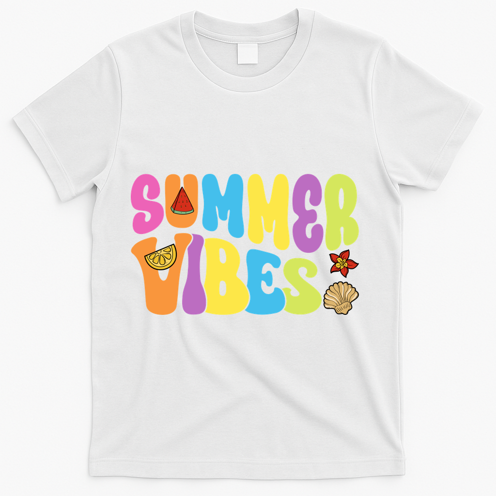 Summer Vibes Beach Life Vacation T-Shirt product image 1