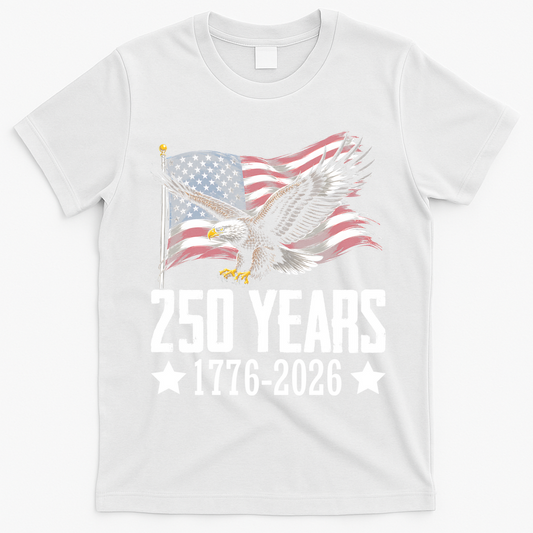 USA 250 Years Eagle 1776-2026 Flag T-Shirt product image 1