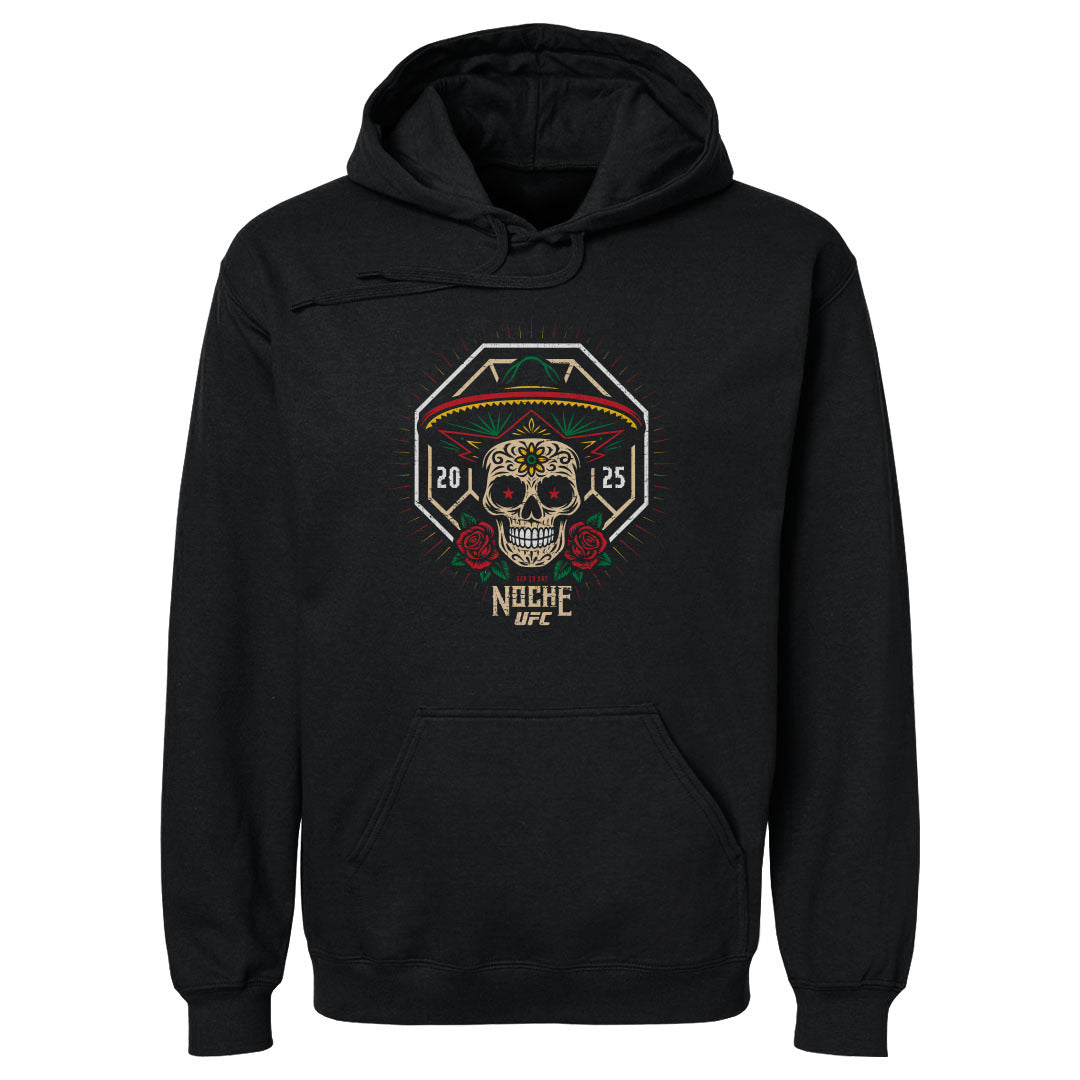 UFC Noche 2025 Sugar Skull WHT Mens Hoodie 500 Level product image 1
