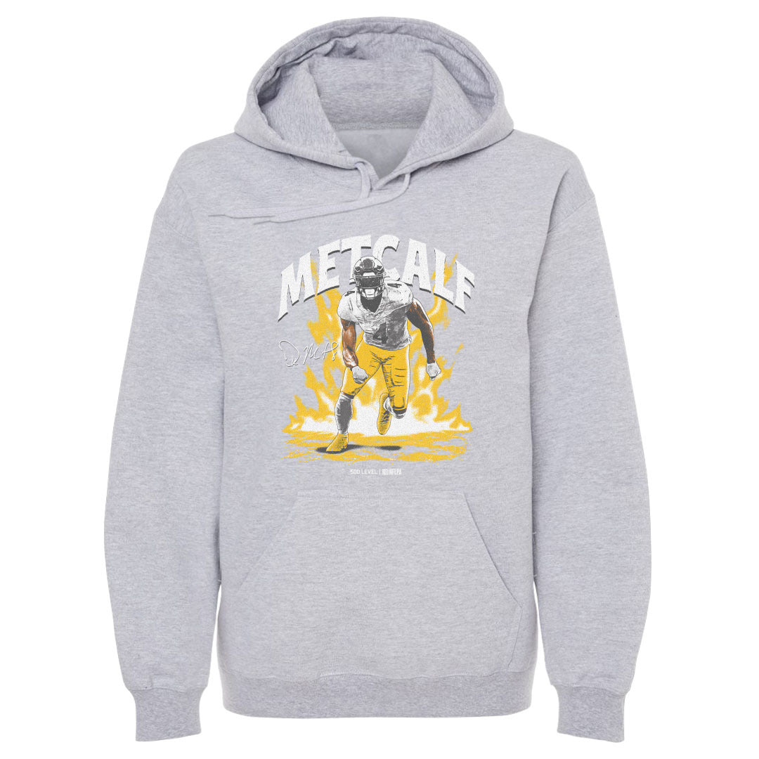 DK Metcalf Pittsburgh Aura WHT Mens Hoodie 500 Level product image 1