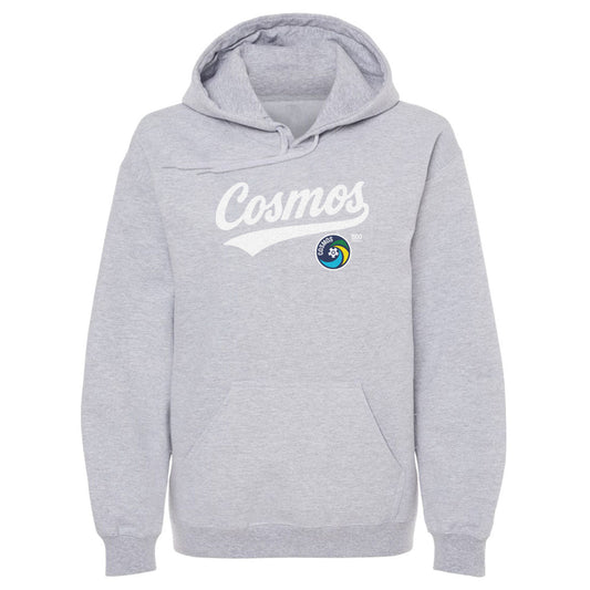 New York Cosmos Script WHT Mens Hoodie 500 Level Officially product image 1