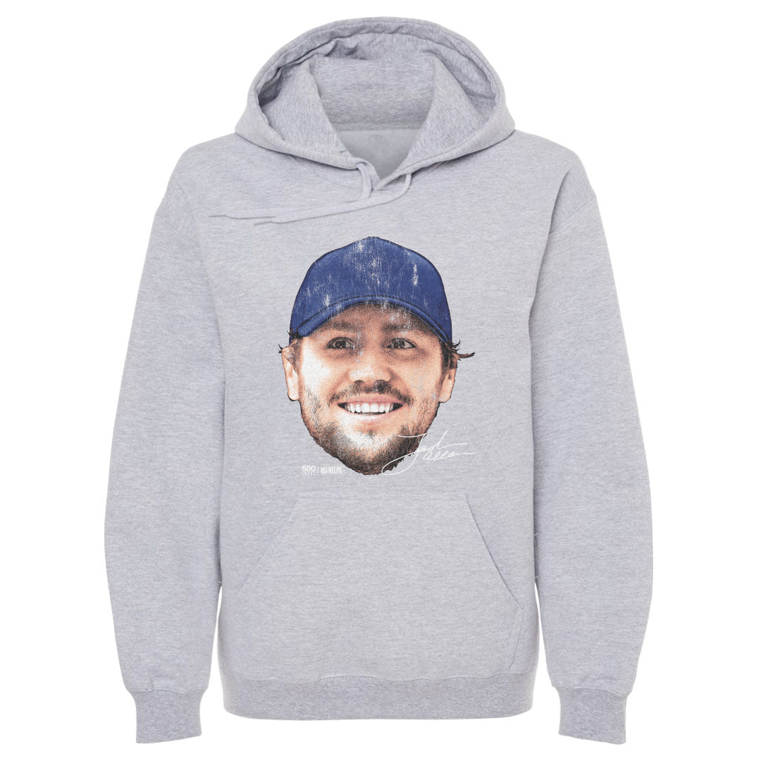 Josh Allen Buffalo Vintage Head WHT Mens Hoodie 500 Level product image 2