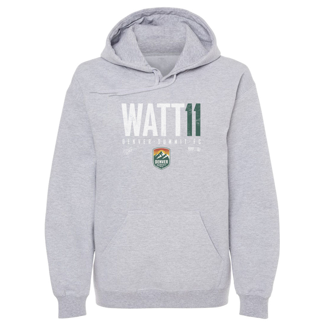 Ally Watt Denver Summit FC Elite WHT Mens Hoodie 500 Level product image 1