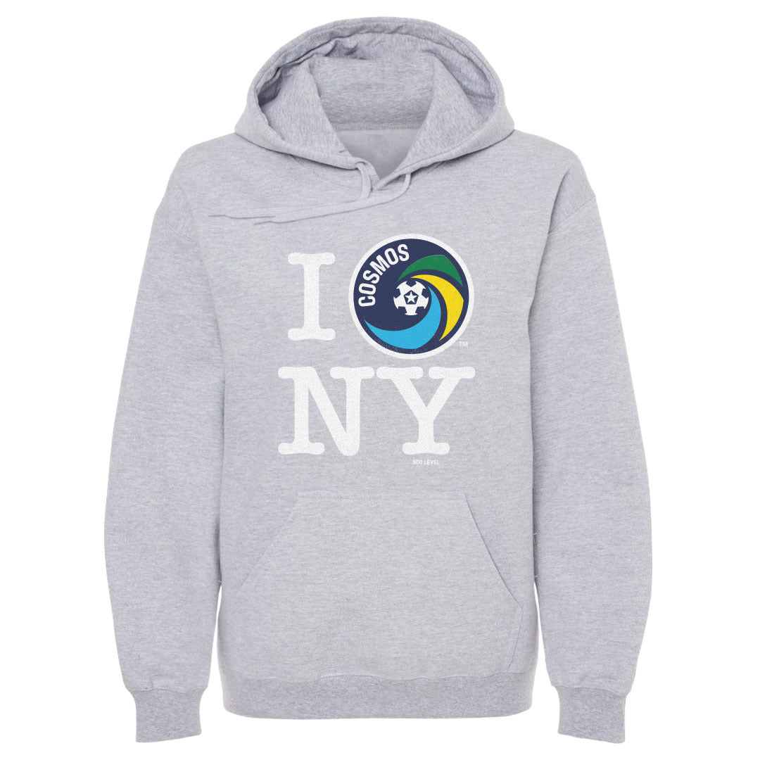 New York Cosmos I Love NY WHT Mens Hoodie 500 Level product image 2