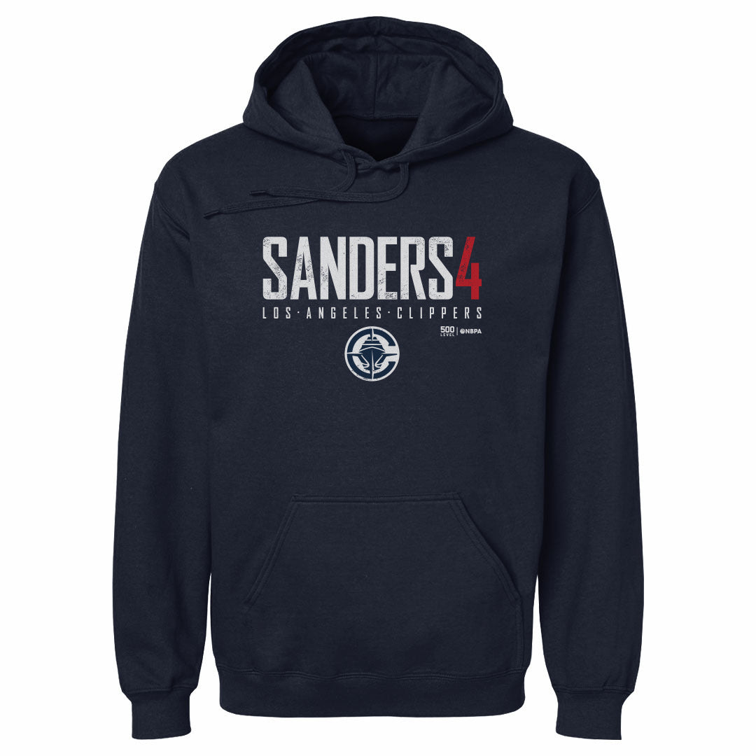 Kobe Sanders Los Angeles Clippers Elite WHT Mens Hoodie 500 product image 1