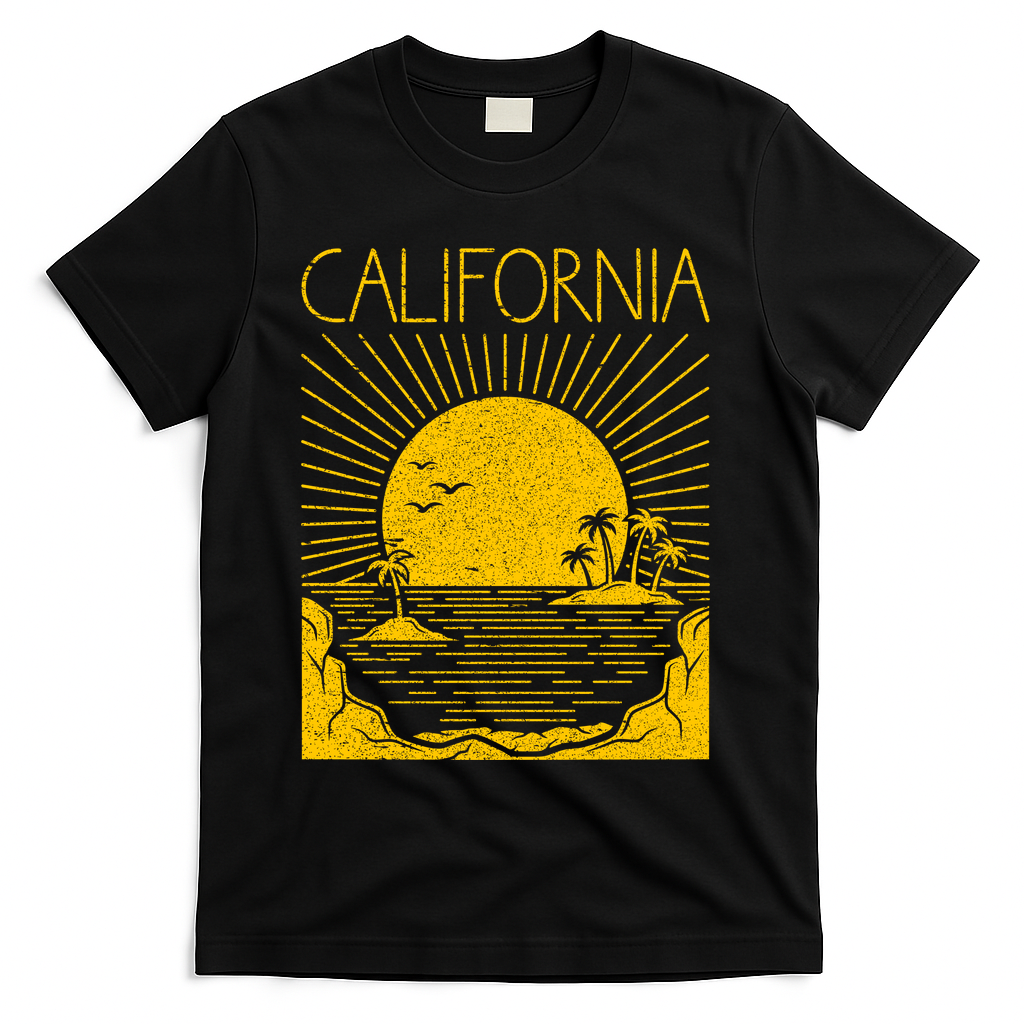 Vintage California Rising Sun T-Shirt product image 2
