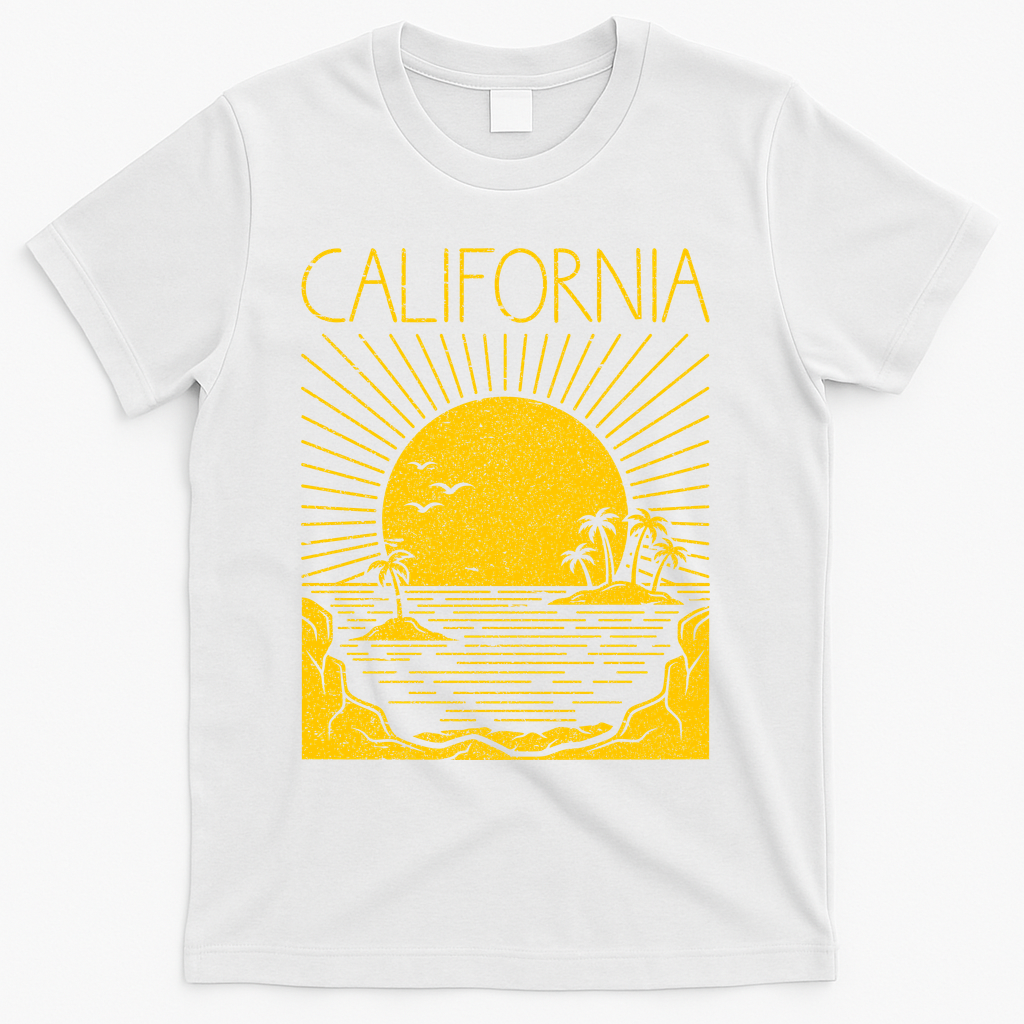 Vintage California Rising Sun T-Shirt product image 1