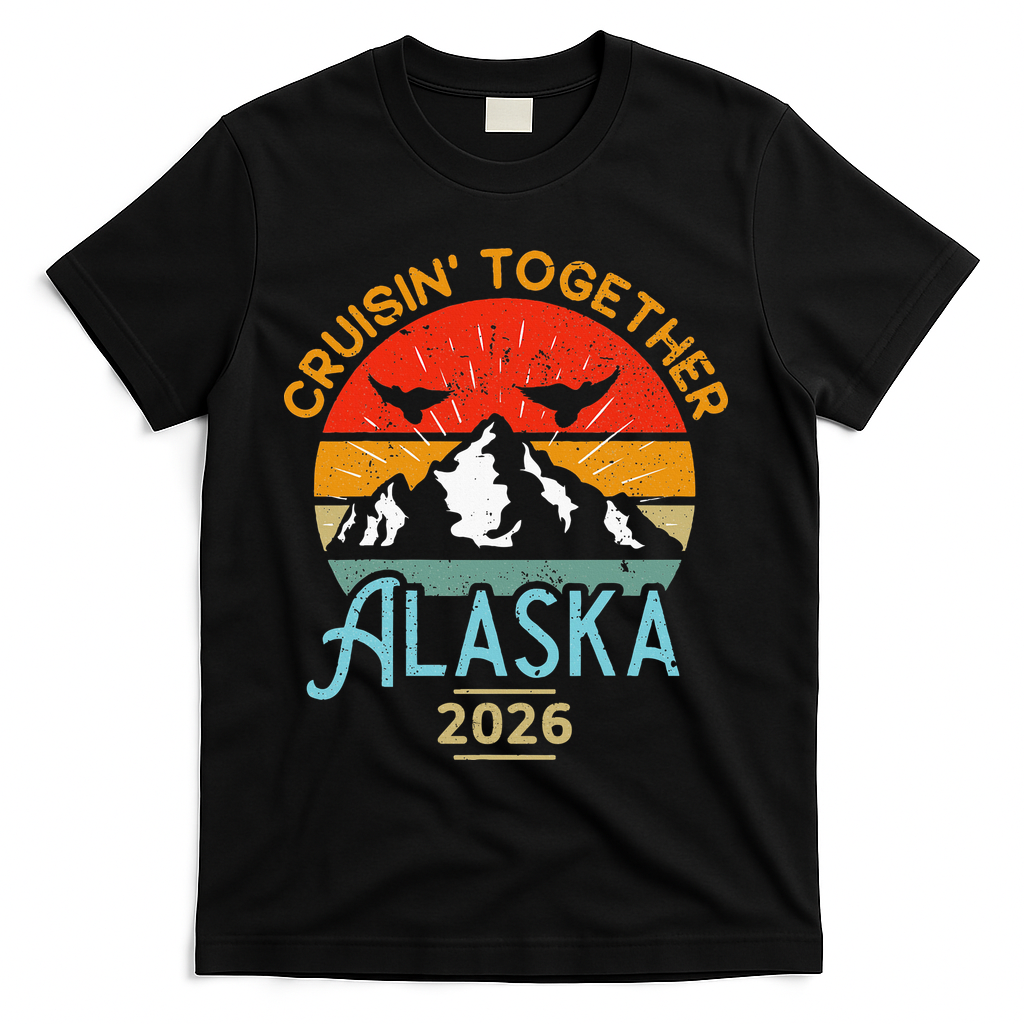 Vintage Cruisin Together Alaska 2026 T-Shirt product image 2