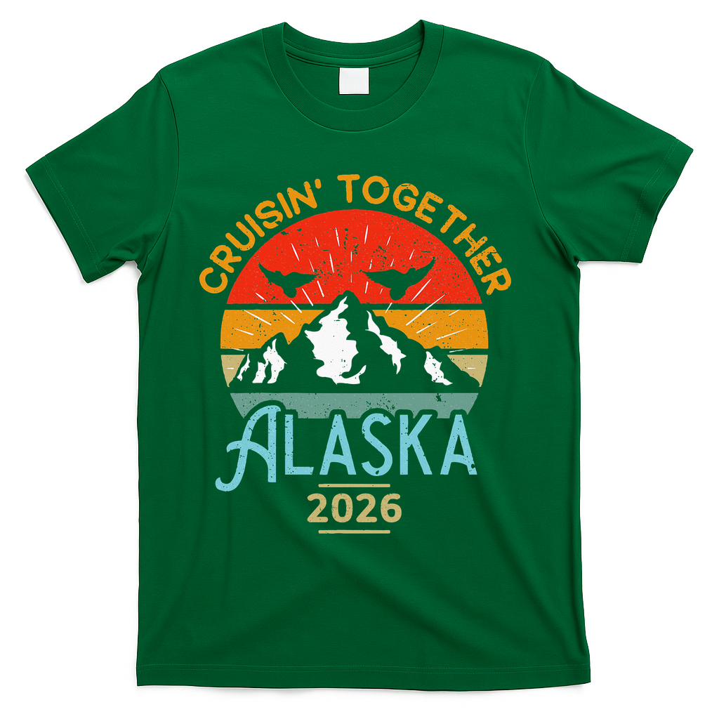 Vintage Cruisin Together Alaska 2026 T-Shirt product image 4