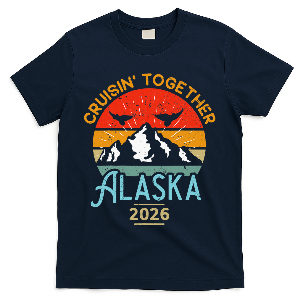 Vintage Cruisin Together Alaska 2026 T-Shirt product image 3