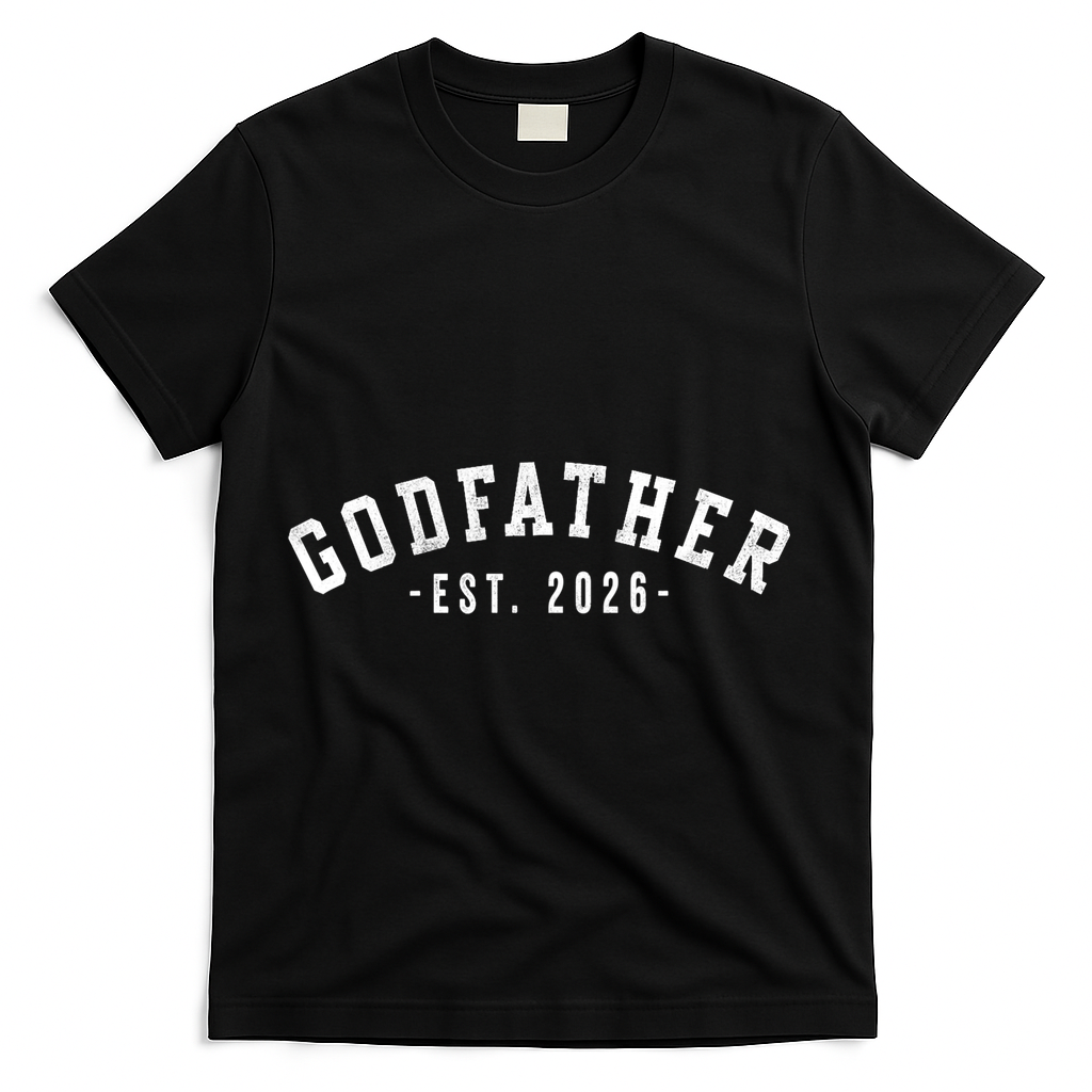 Varsity Style Godfather EST 2026 T-Shirt product image 2