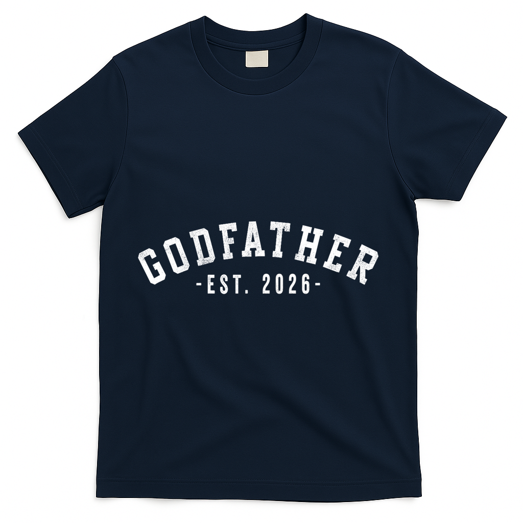 Varsity Style Godfather EST 2026 T-Shirt product image 3