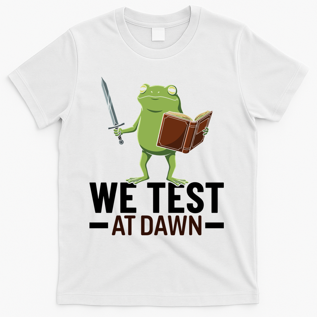 We Test At Dawn T-Shirt product image 1