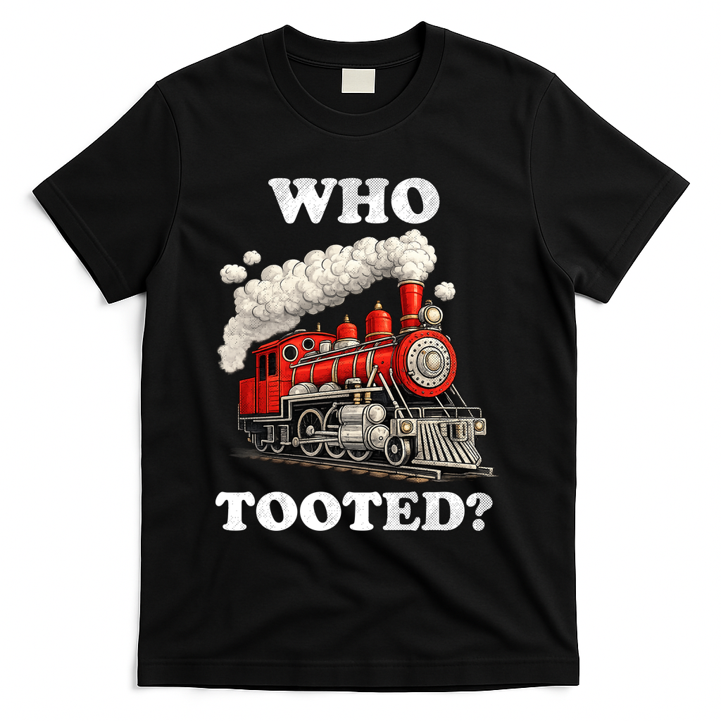 Who Tooted Funny Train T-Shirt product image 2