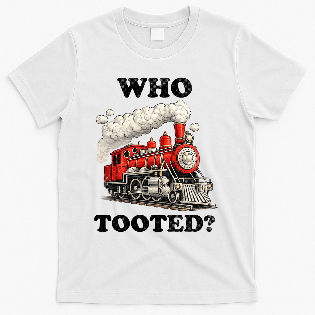 Who Tooted Funny Train T-Shirt product image 1