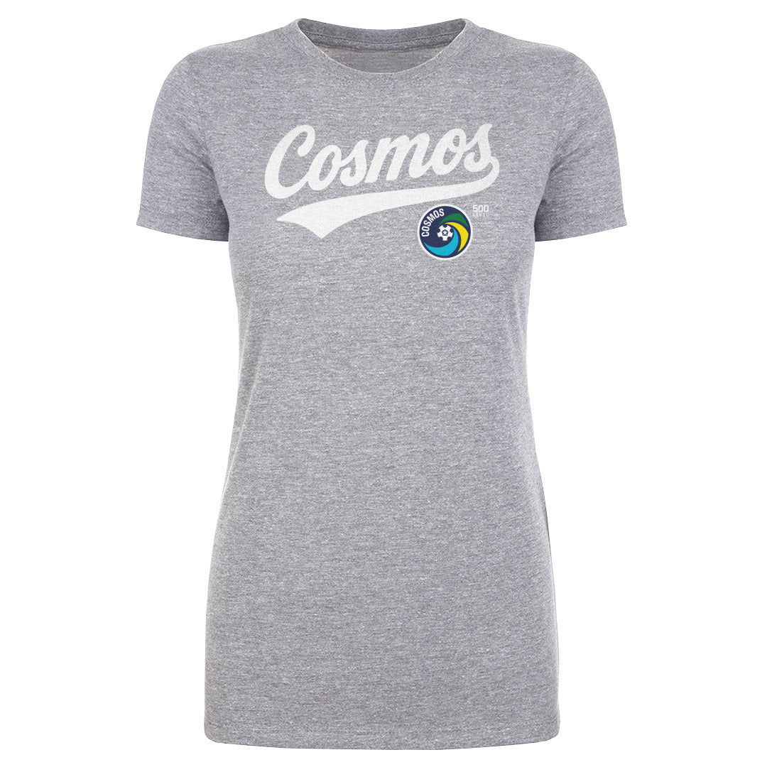 New York Cosmos Script WHT Womens T Shirt 500 Level product image 2
