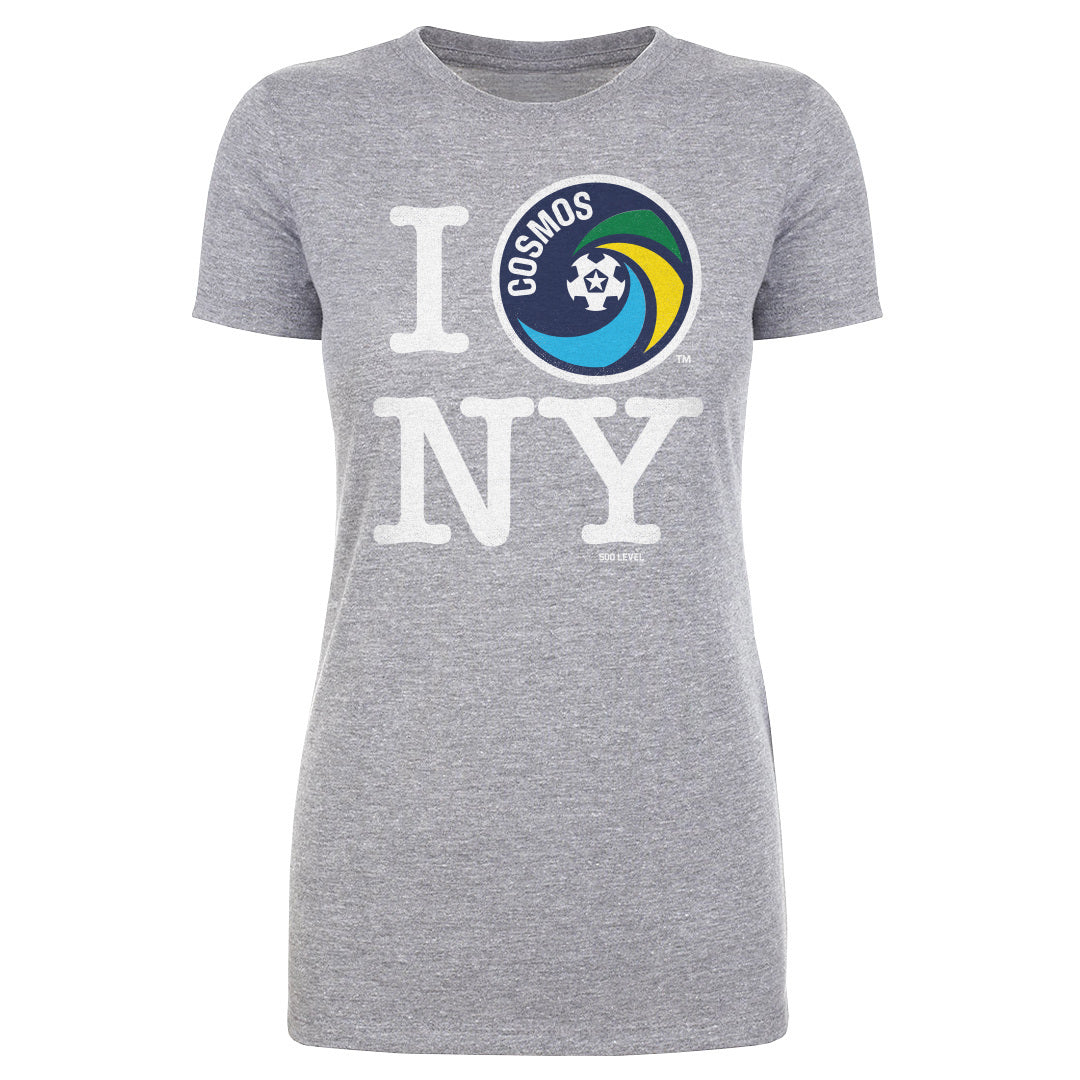 New York Cosmos I Love NY WHT Womens T Shirt 500 Level product image 3