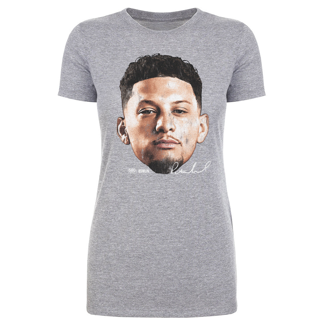 Patrick Mahomes Kansas City Vintage Head WHT Womens T Shirt product image 2