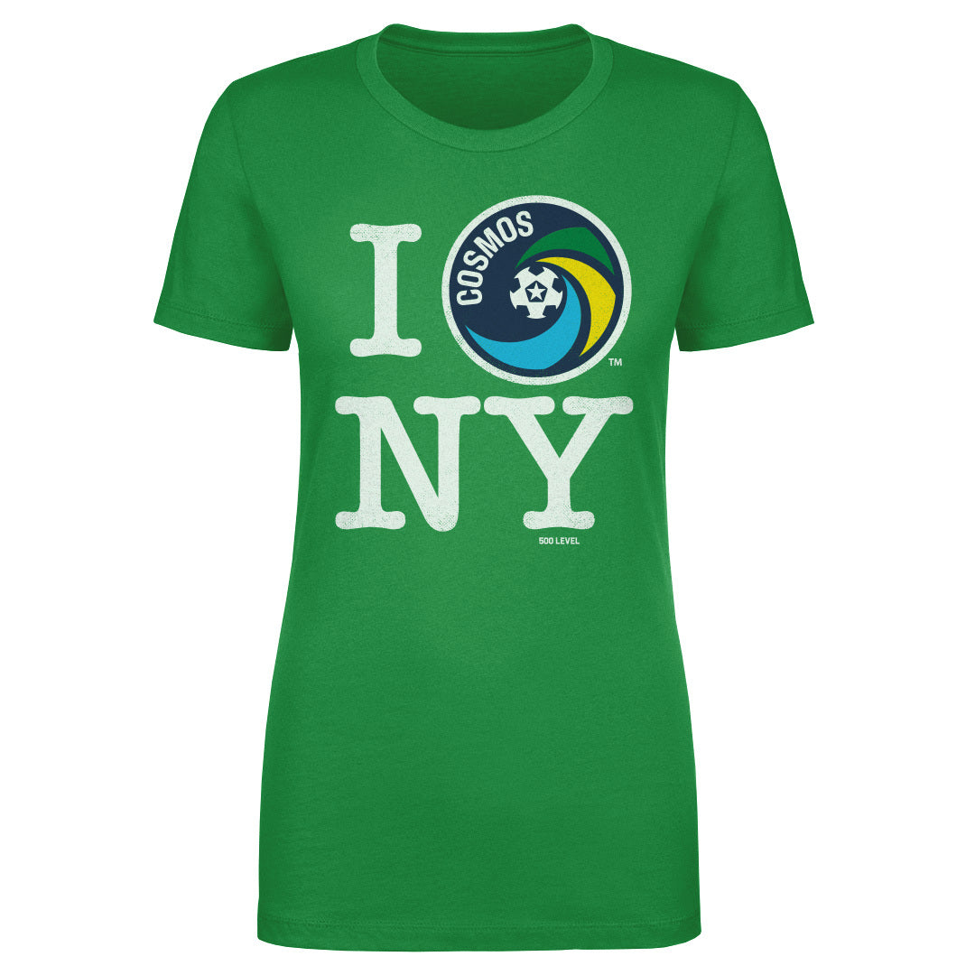New York Cosmos I Love NY WHT Womens T Shirt 500 Level product image 2