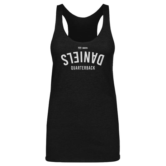 Jayden Daniels Washington Invert WHT Womens Tank Top 500 Level Officially Licensed Fan Gear