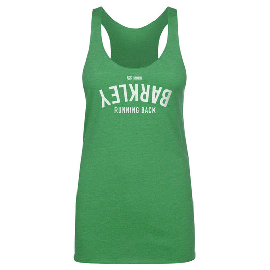 Saquon Barkley Philadelphia Invert WHT Womens Tank Top 500 Level Officially Licensed Fan Gear