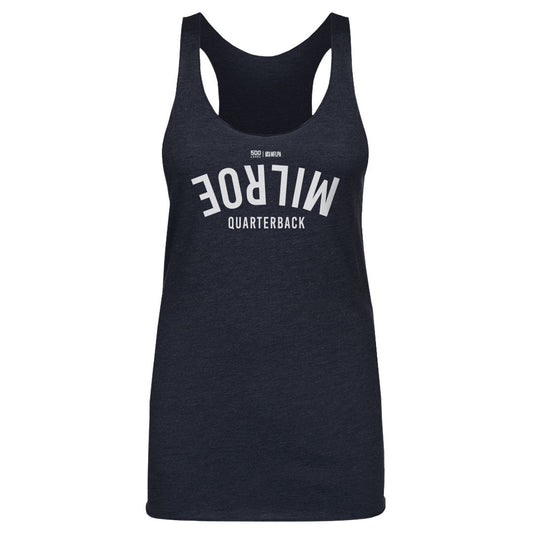 Jalen Milroe Seattle Invert WHT Womens Tank Top 500 Level Officially Licensed Fan Gear