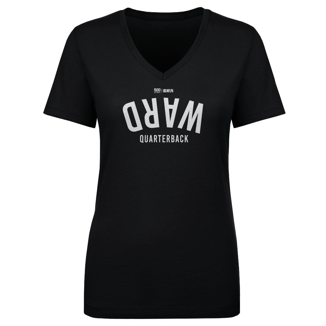 Cam Ward Tennessee Invert WHT Womens V-Neck T Shirt 500 product image 2