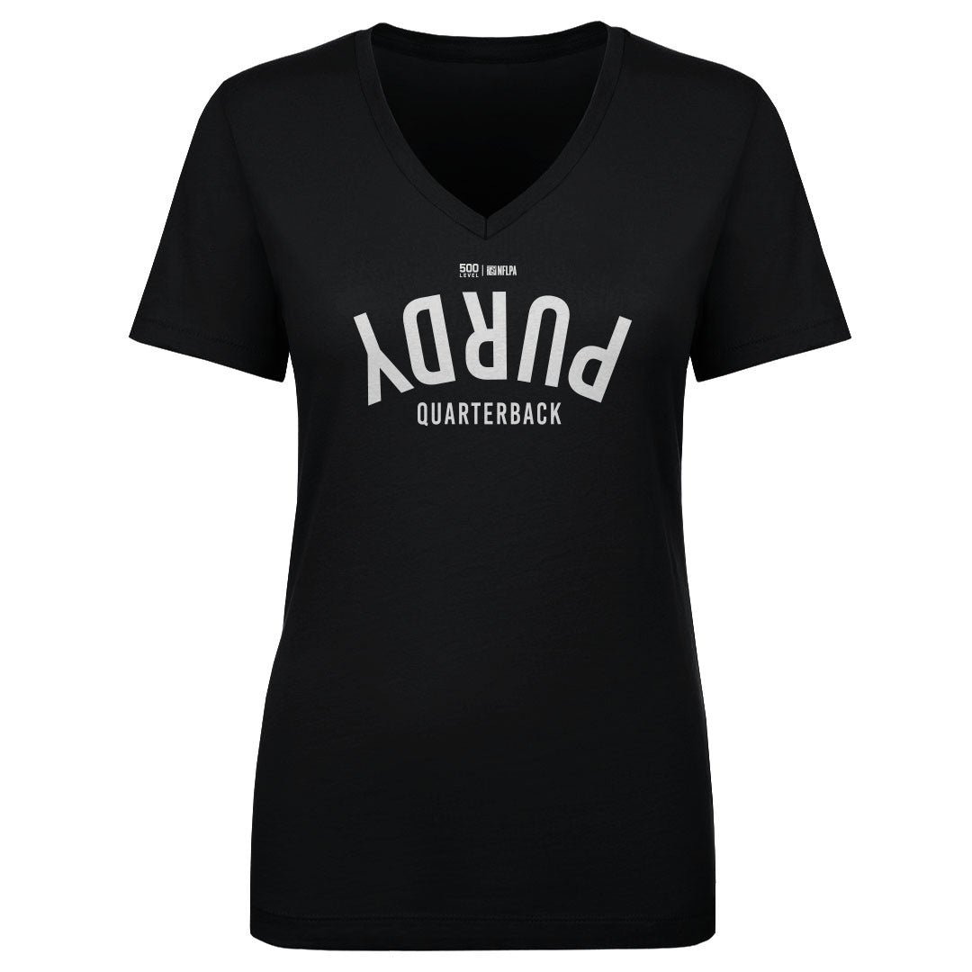 Brock Purdy San Francisco Invert WHT Womens V-Neck T Shirt product image 1