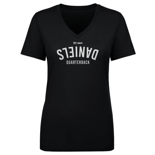 Jayden Daniels Washington Invert WHT Womens V-Neck T Shirt product image 1