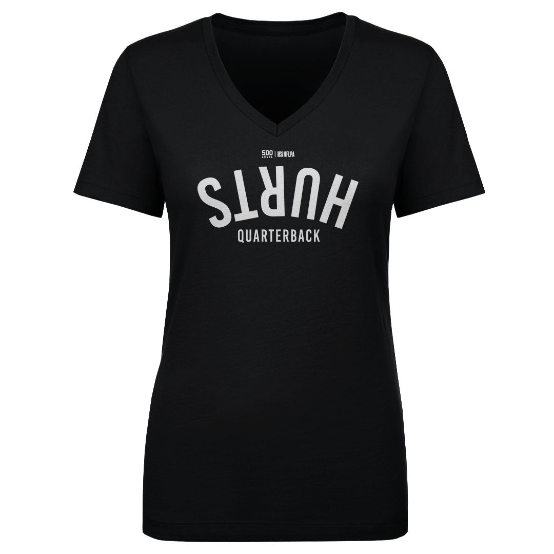 Jalen Hurts Philadelphia Invert WHT Womens V-Neck T Shirt product image 1