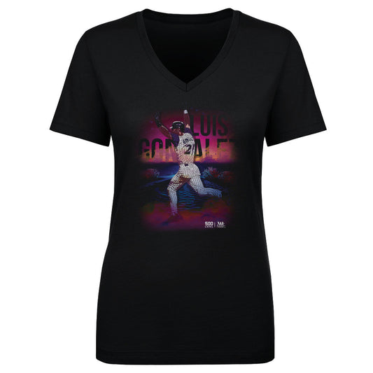 Luis Gonzalez Arizona Desert WHT Womens V-Neck T Shirt 500 product image 1