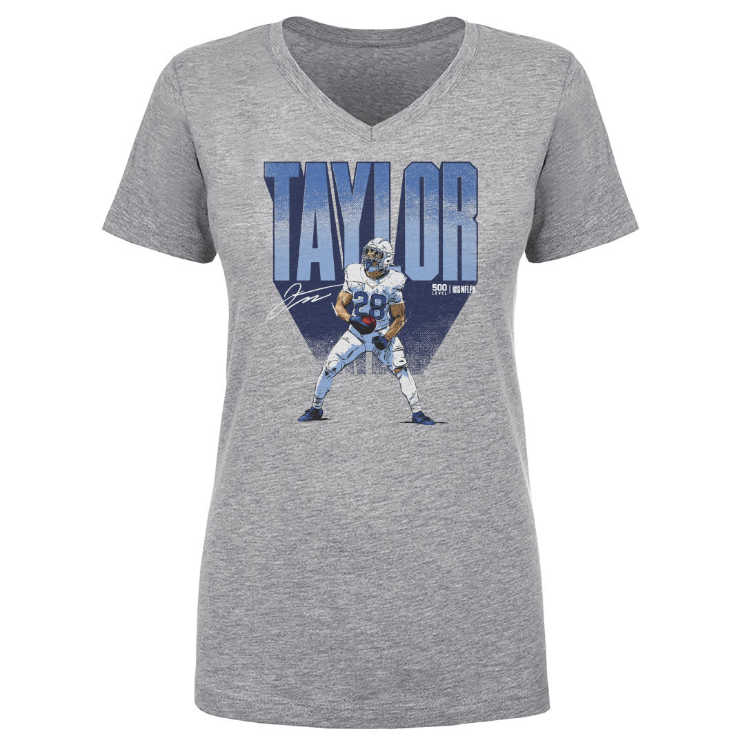 Jonathan Taylor Indianapolis Bold WHT Womens V-Neck T Shirt product image 2