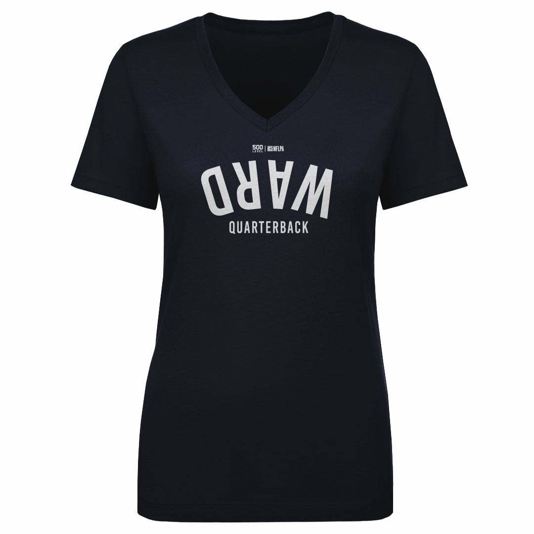 Cam Ward Tennessee Invert WHT Womens V-Neck T Shirt 500 product image 1