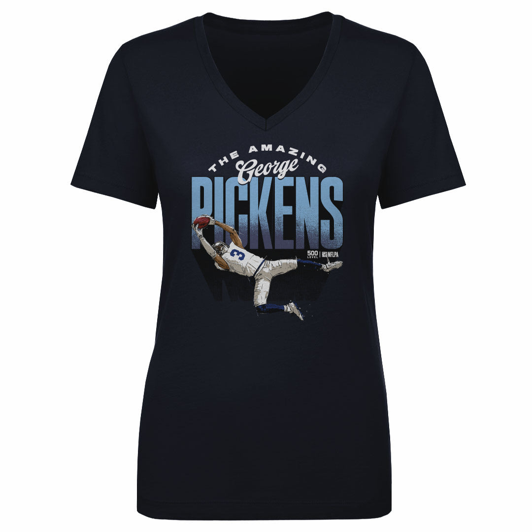 George Pickens Dallas The Amazing WHT Womens V-Neck T Shirt product image 2