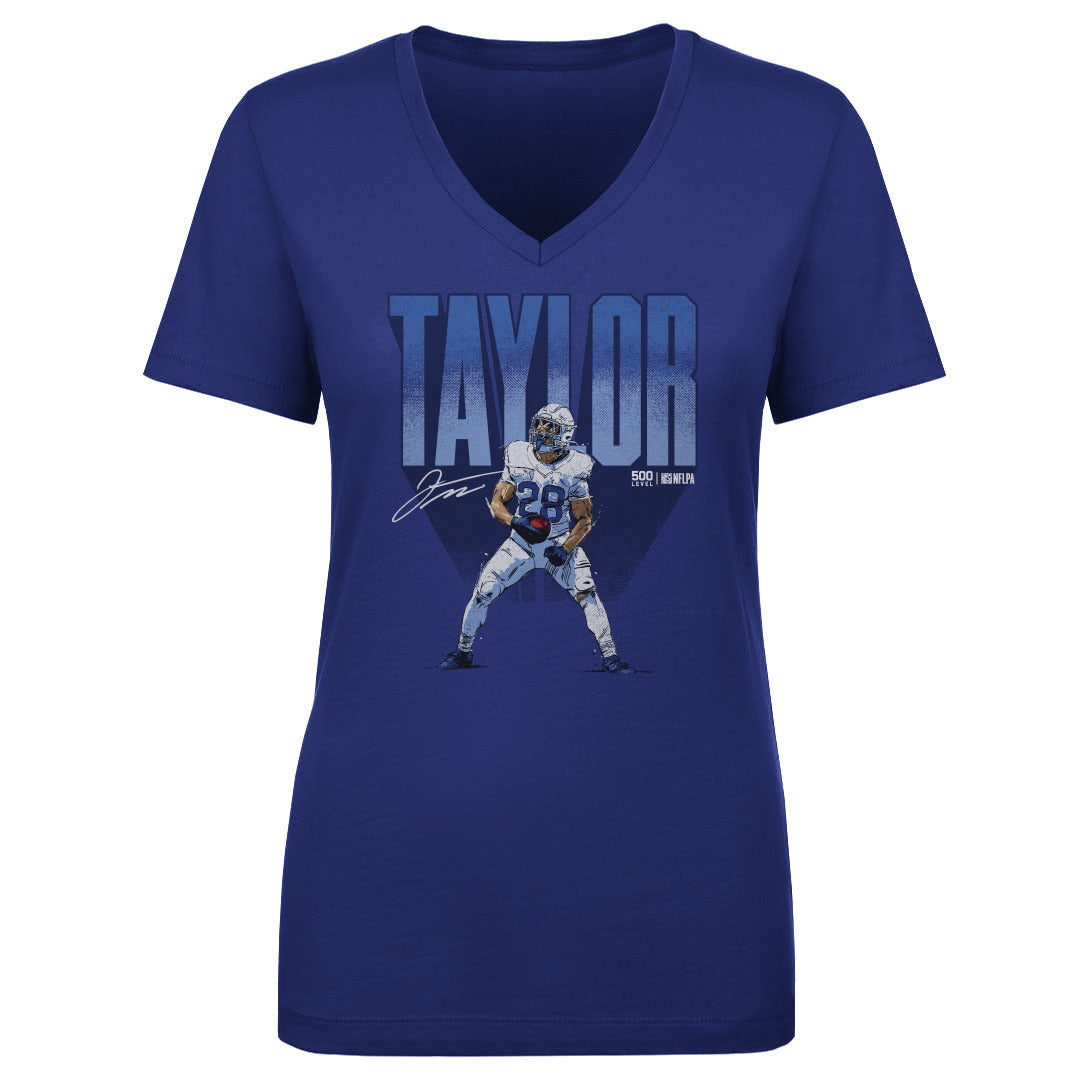 Jonathan Taylor Indianapolis Bold WHT Womens V-Neck T Shirt product image 1