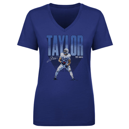 Jonathan Taylor Indianapolis Bold WHT Womens V-Neck T Shirt product image 1