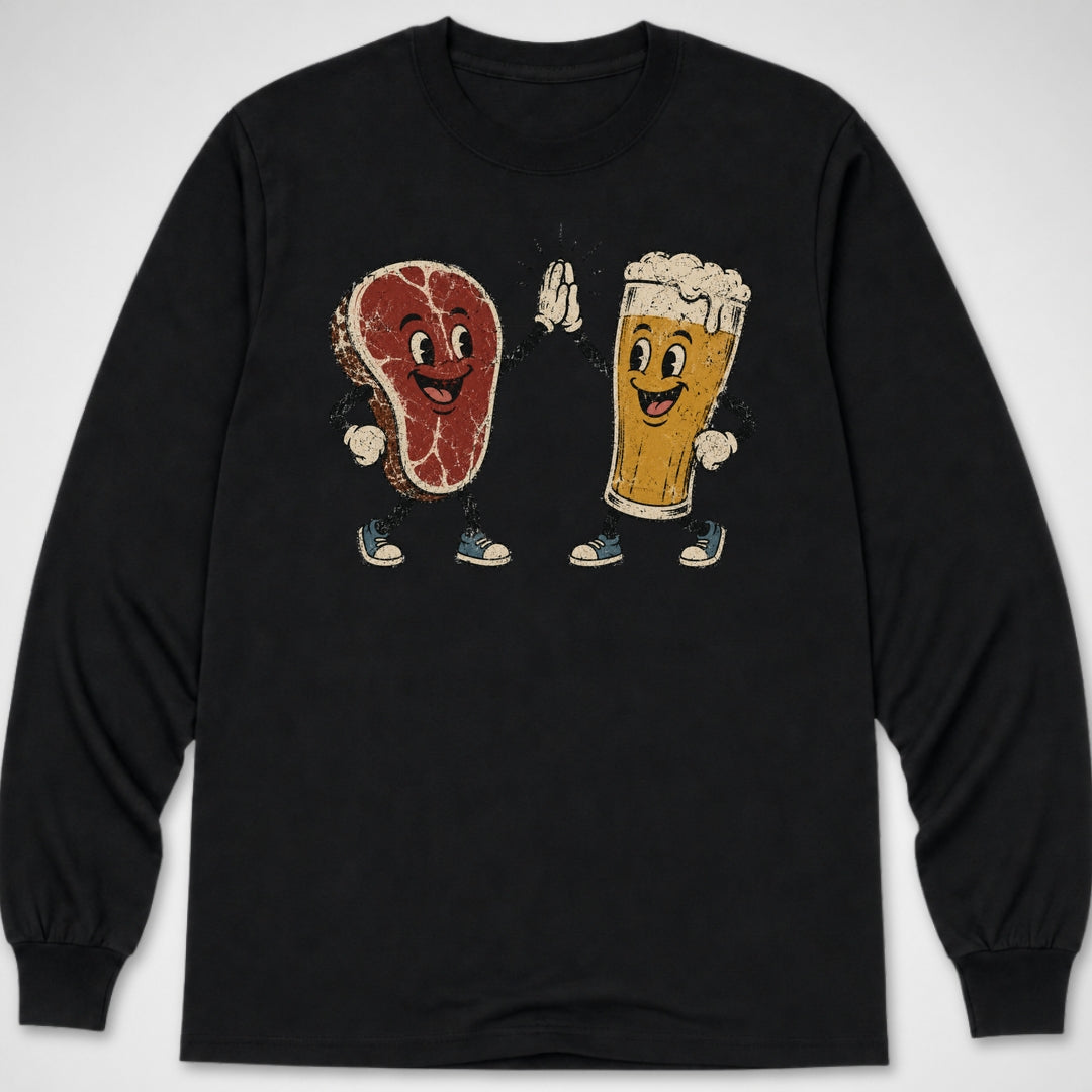 Steak & Suds — Long Sleeve Tee product image 2