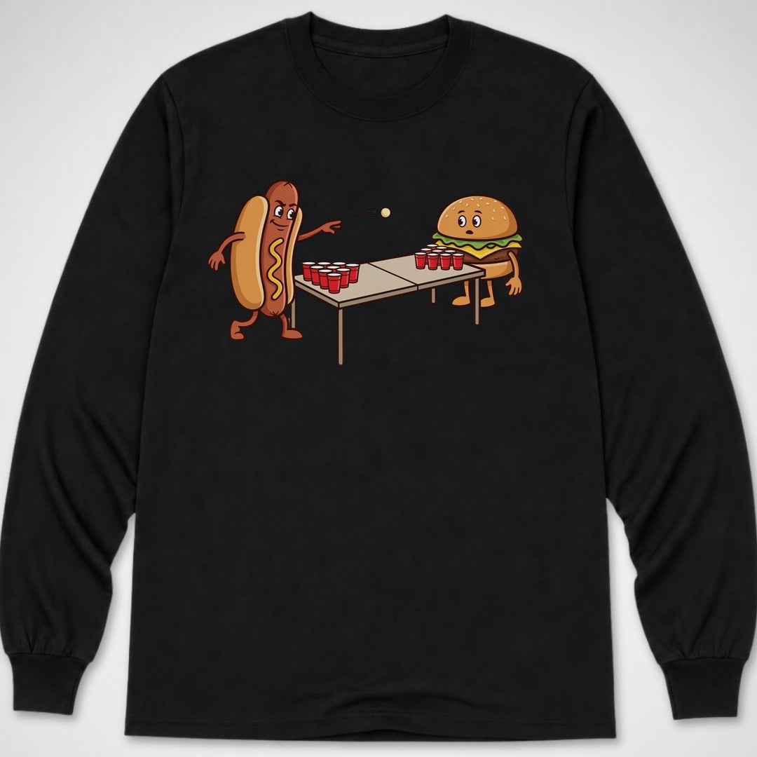 BBQ Pong — Long Sleeve Tee product image 2
