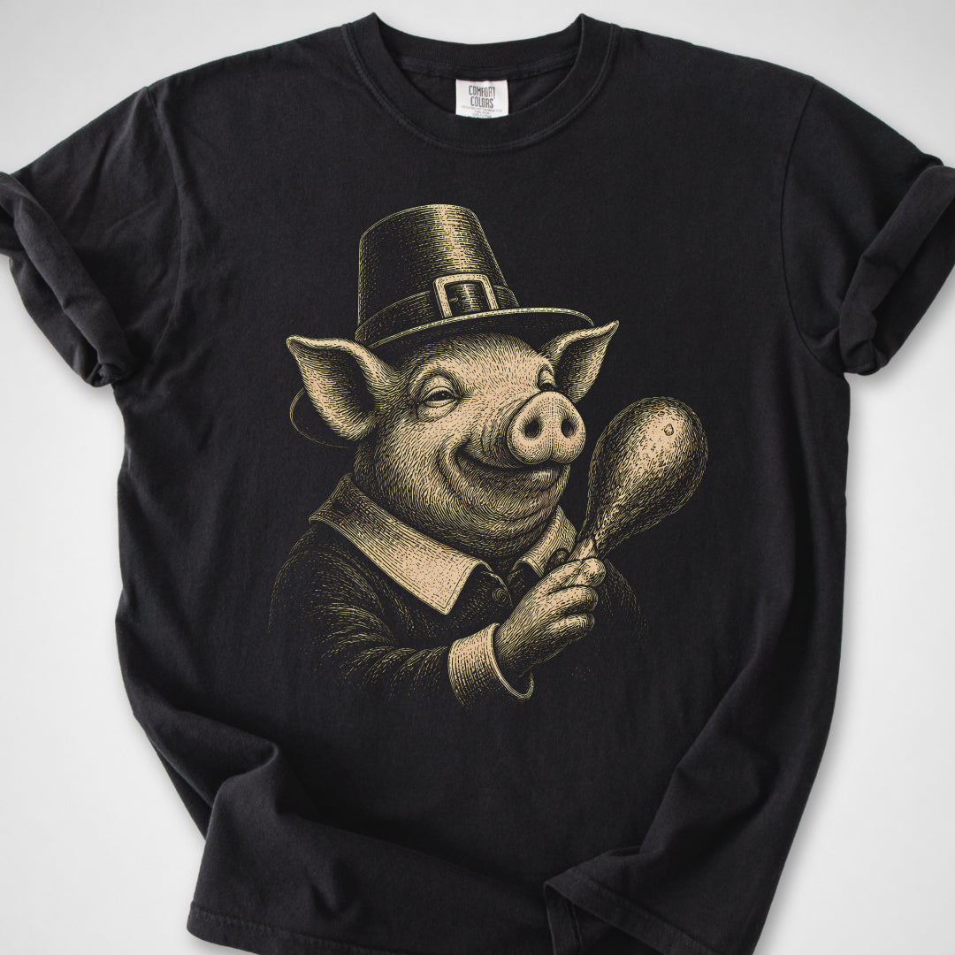 Pilgrim Pig — Premium Tee product image 3