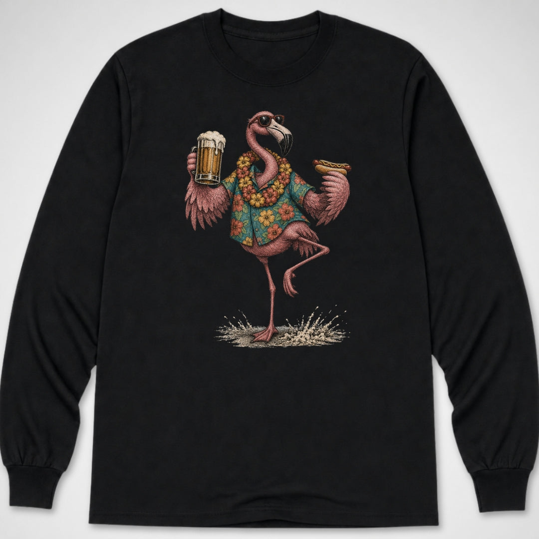 Flamingo Pose — Long Sleeve Tee product image 2