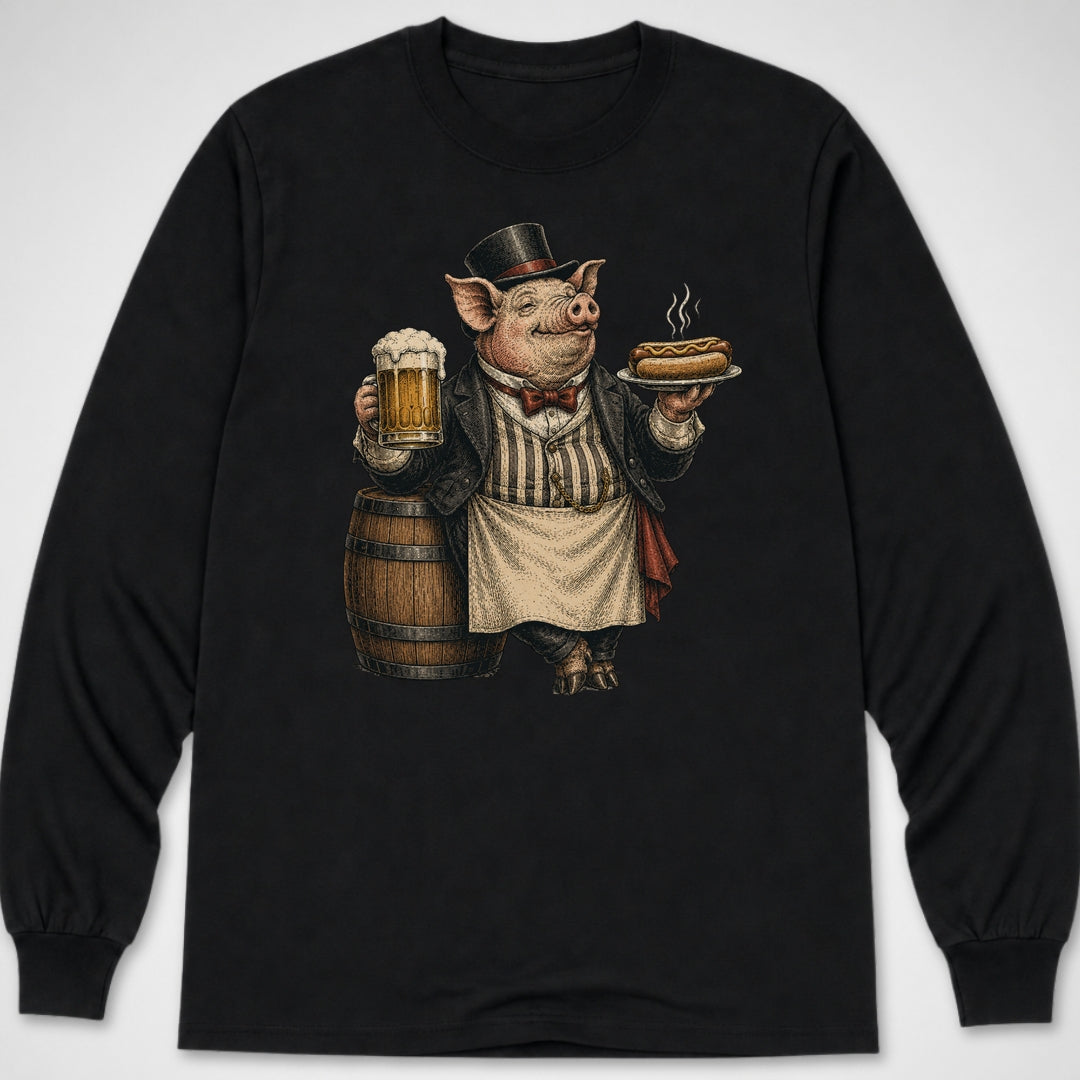 Swine Dining — Long Sleeve Tee product image 2