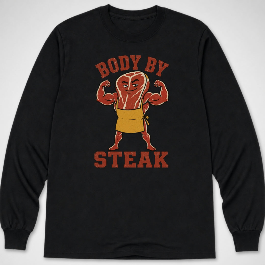 Body By Steak — Long Sleeve Tee product image 2