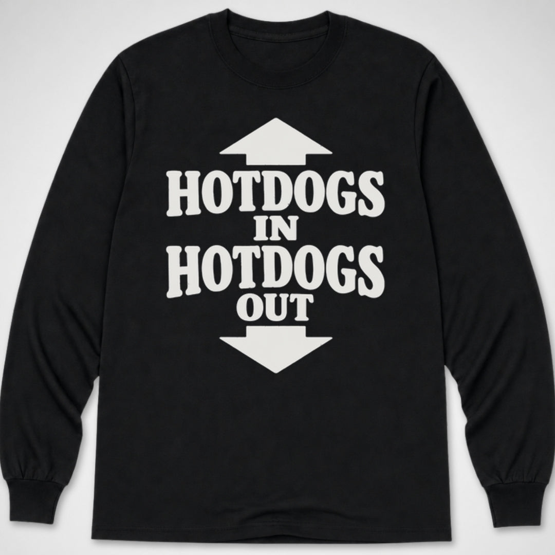 Hotdogs In, Out — Long Sleeve Tee product image 1