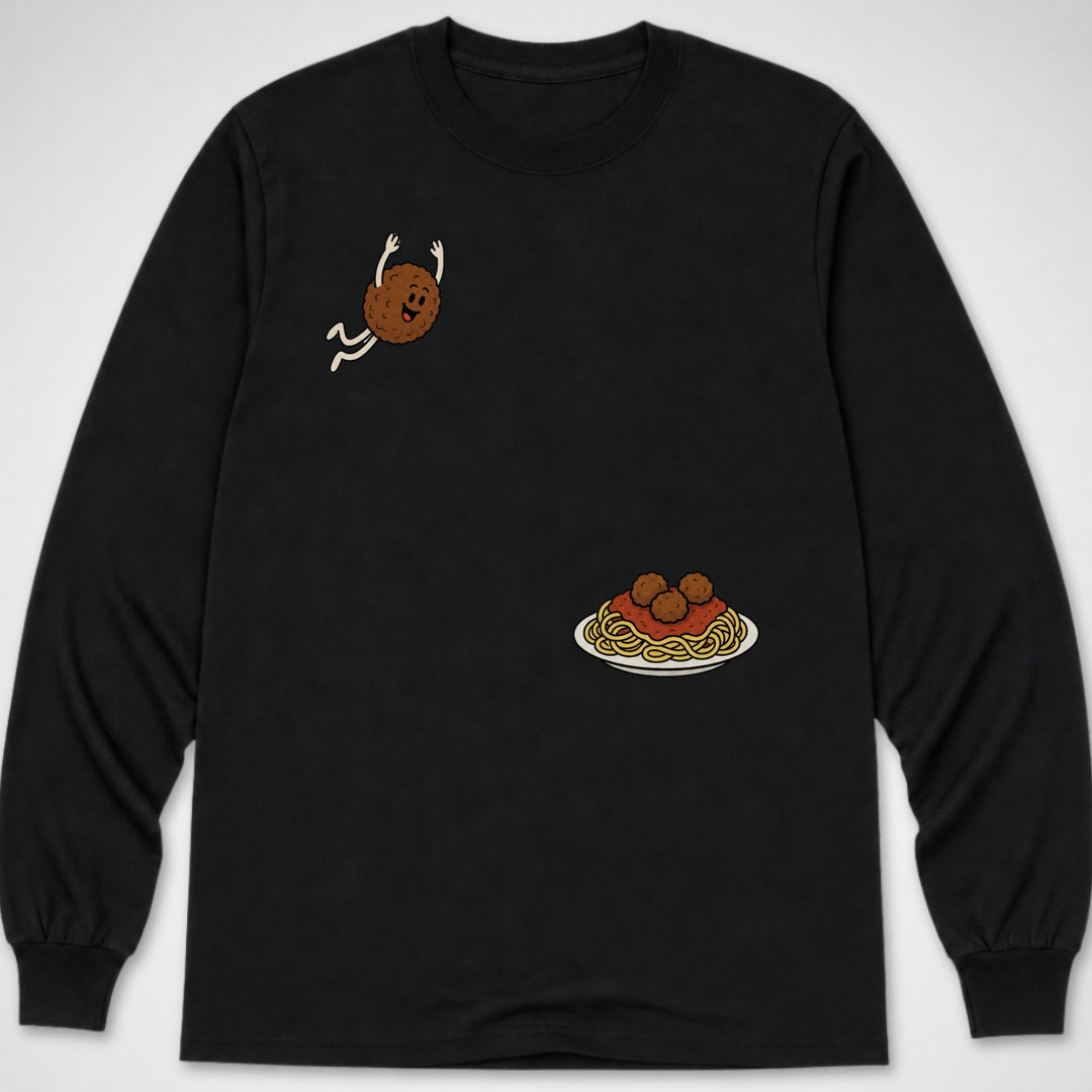 Meatball Dive — Long Sleeve Tee product image 2