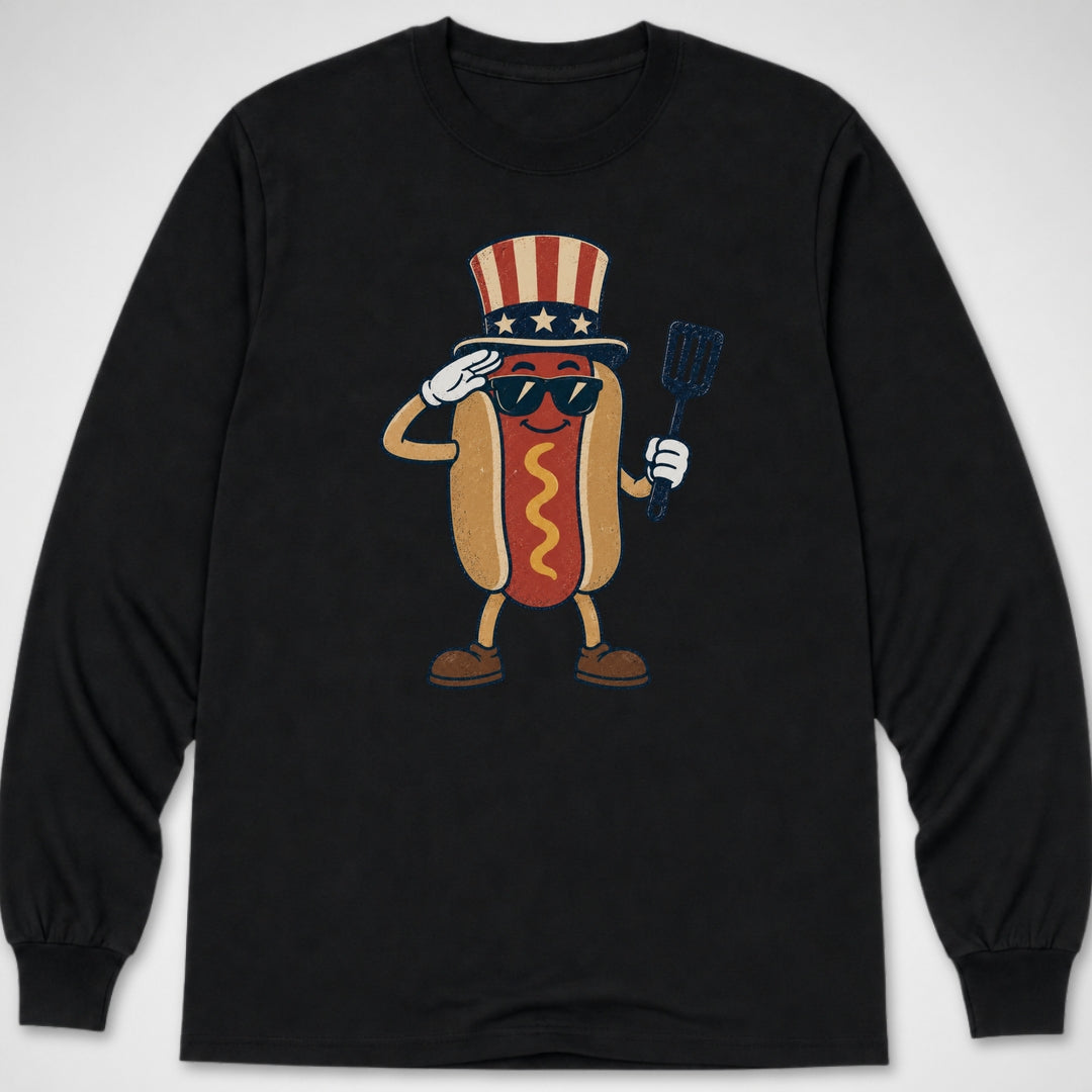 Uncle Sam's BBQ — Long Sleeve Tee product image 2